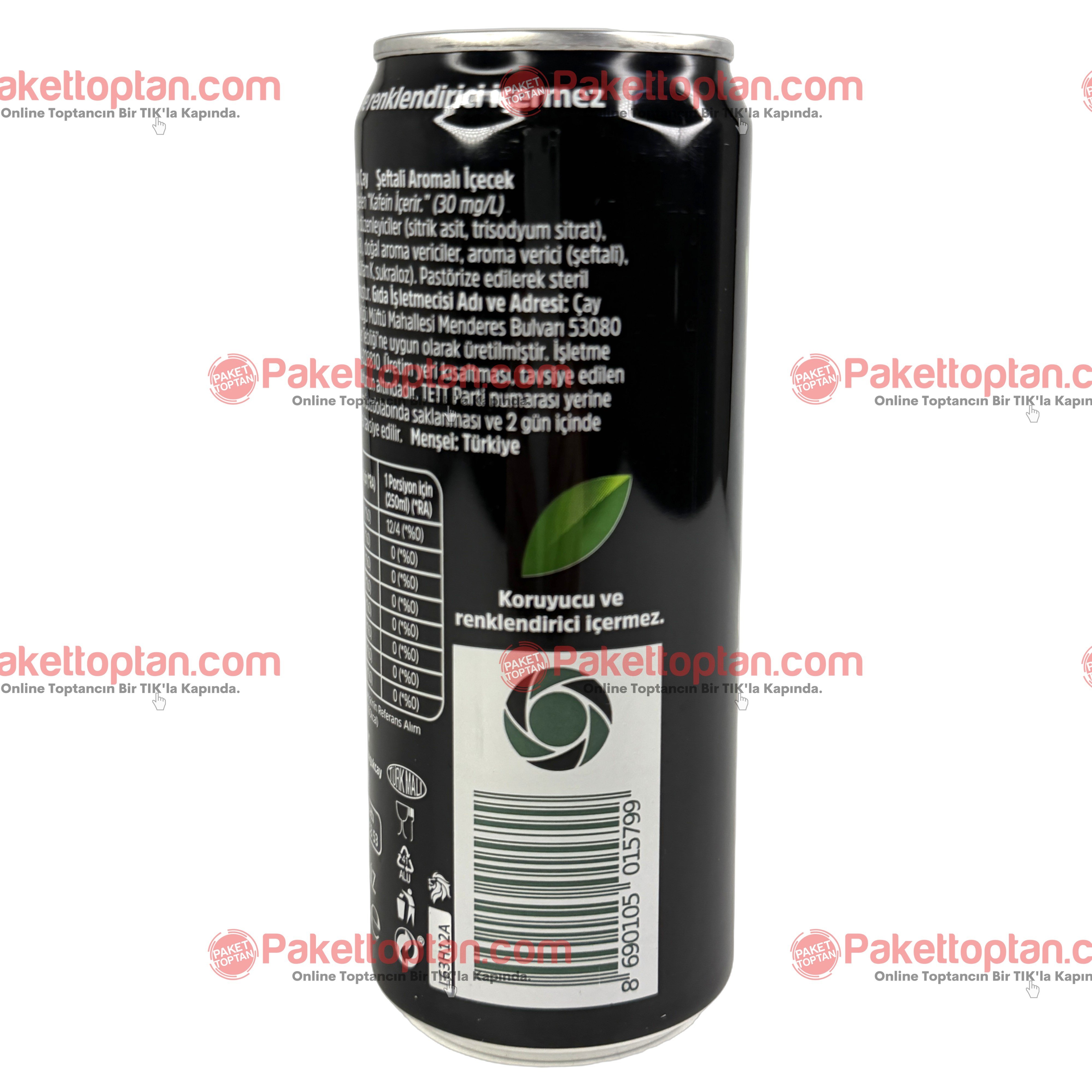 Çaykur Didi Ben Zero 330 Ml Şeftali Aromalı İçecek  x24 lü Koli