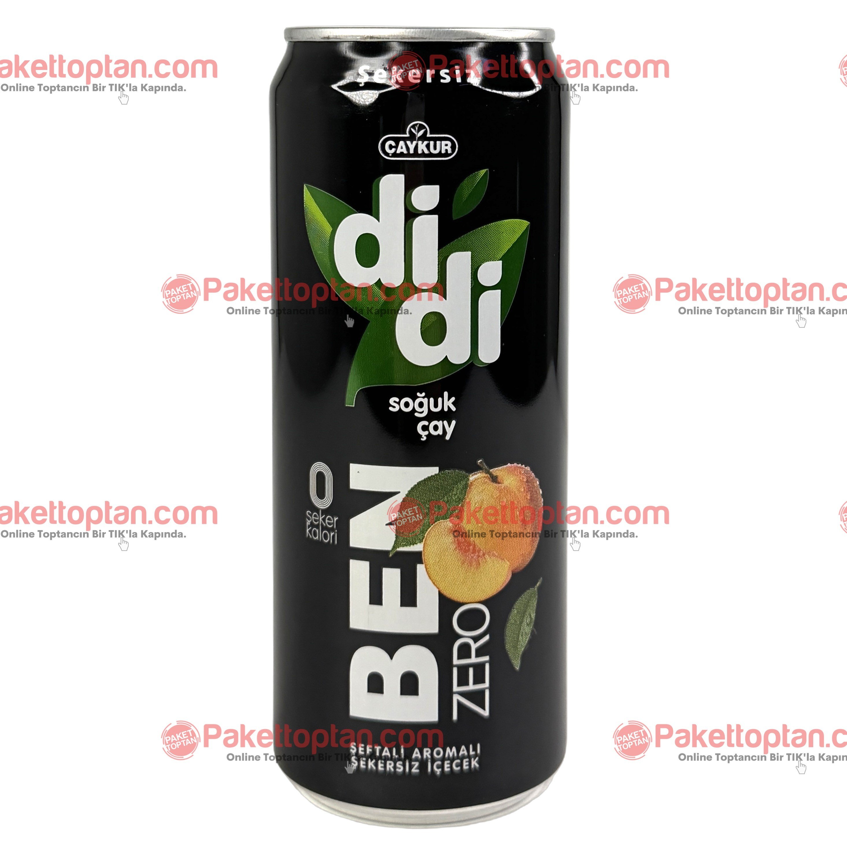 Çaykur Didi Ben Zero 330 Ml Şeftali Aromalı İçecek  x24 lü Koli