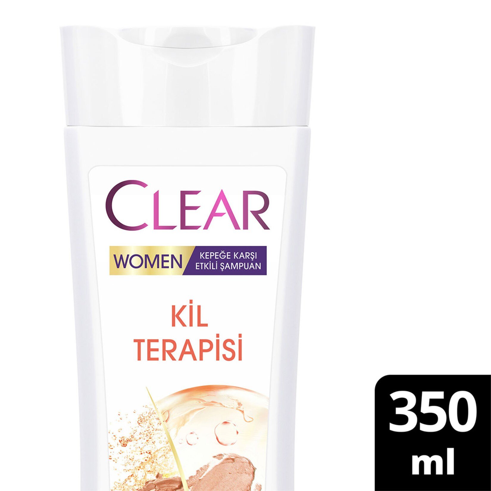 Clear Women Şampuan 350 Ml Kil Terapisi