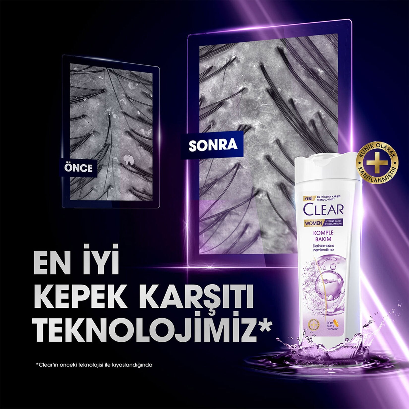 Clear Women Şampuan 350 Ml Komple Bakım