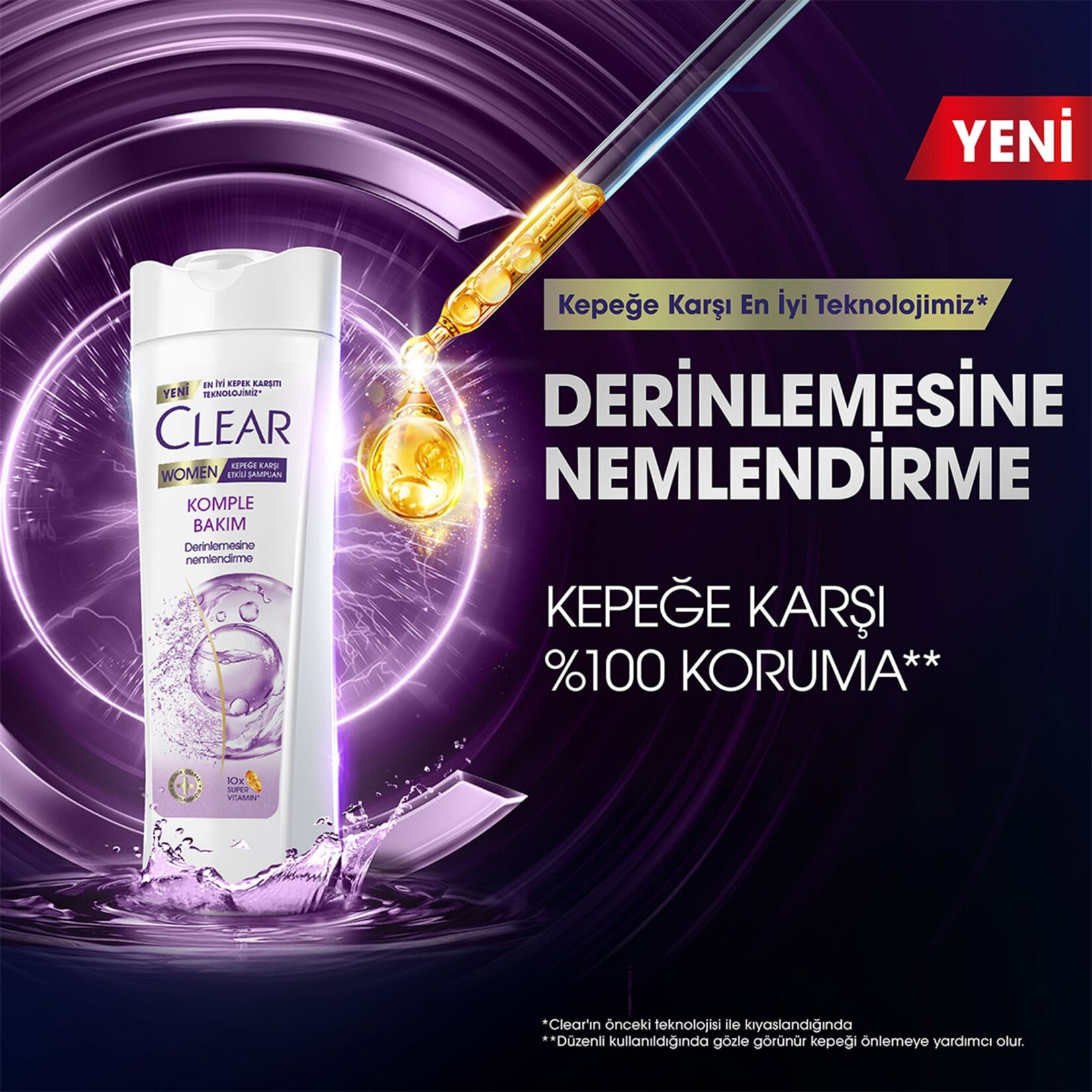 Clear Women Şampuan 350 Ml Komple Bakım