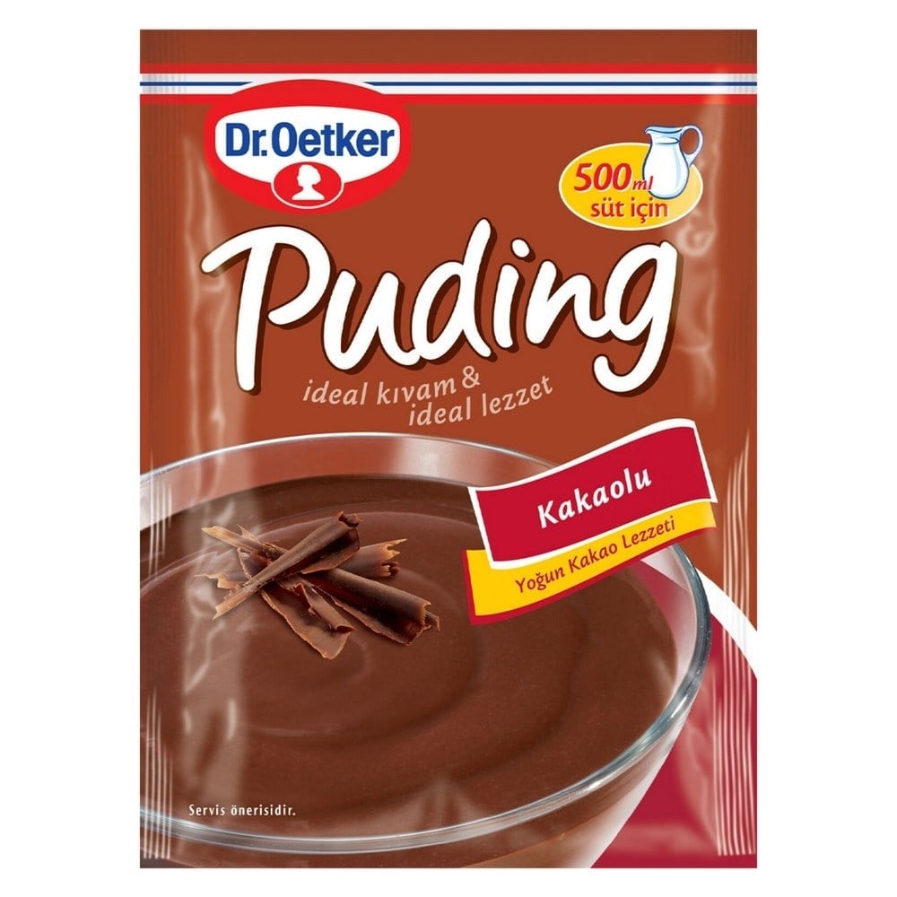 Dr.Oetker Puding 98 Gr Kakaolu x12 li Paket