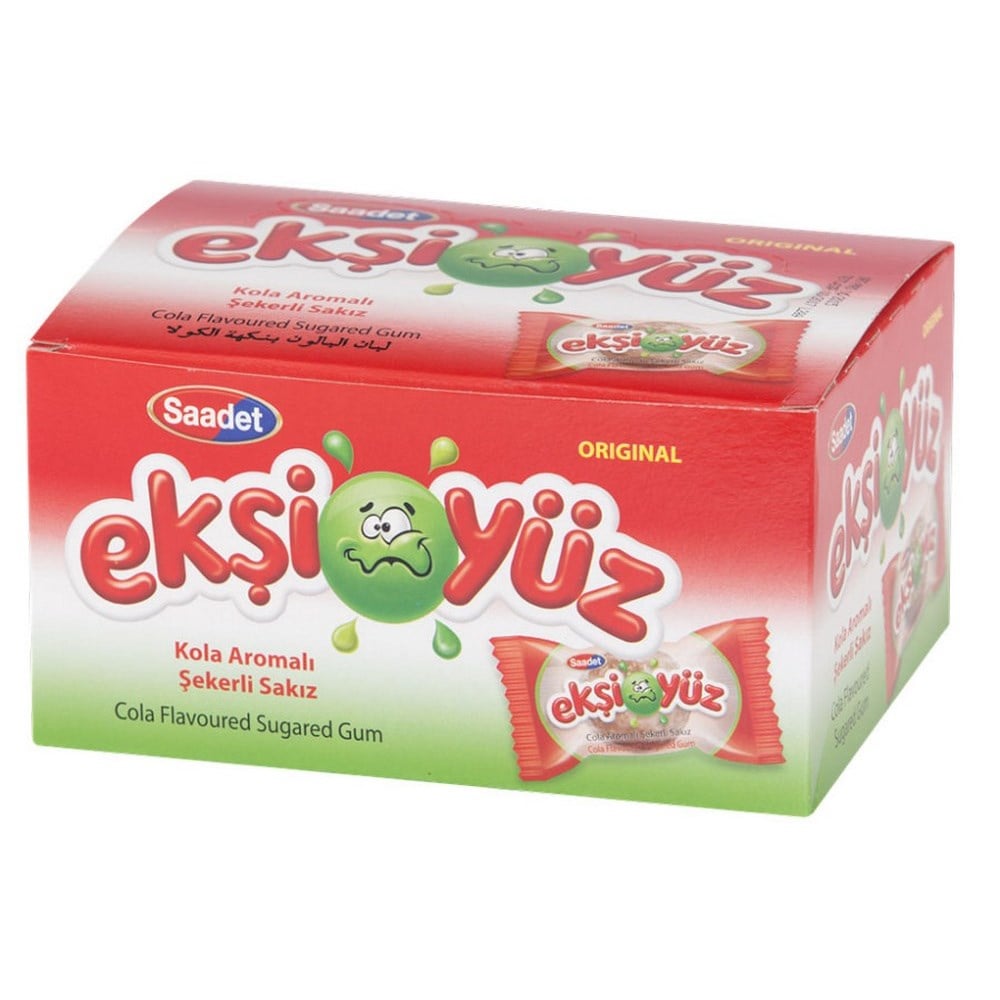 Ekşiyüz Kola Aromalı Sakız 100 lü Paket