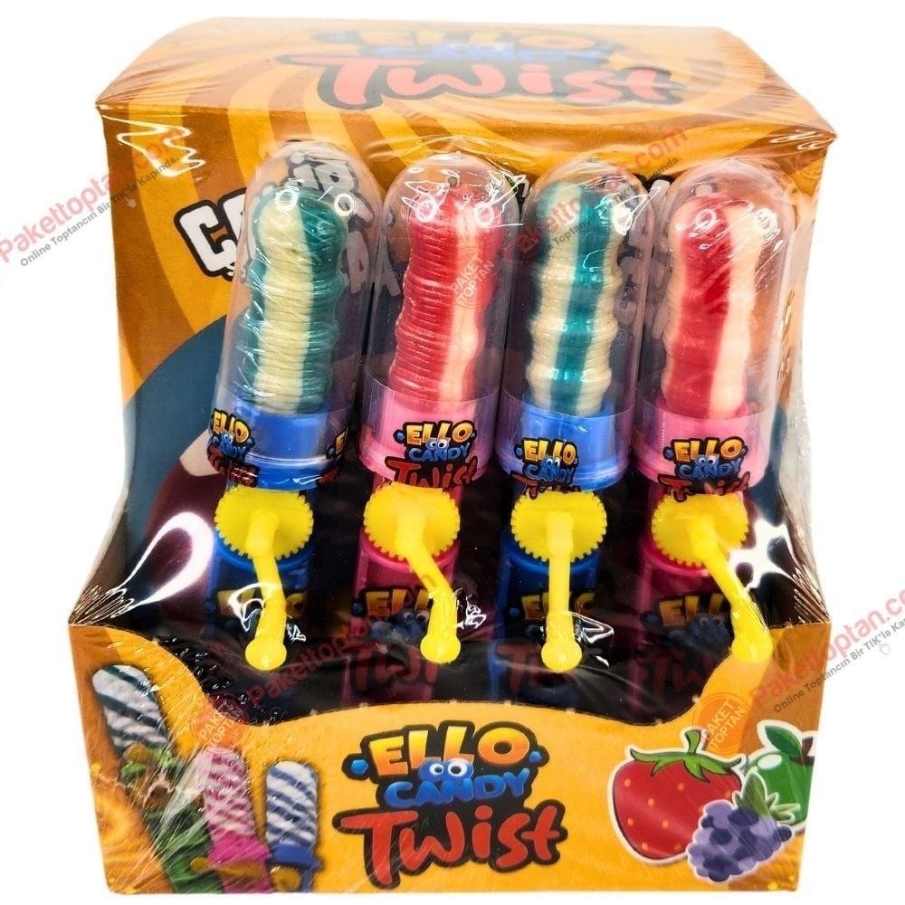 Ello Candy Twist Şeker 22 Gr x16 lı Paket