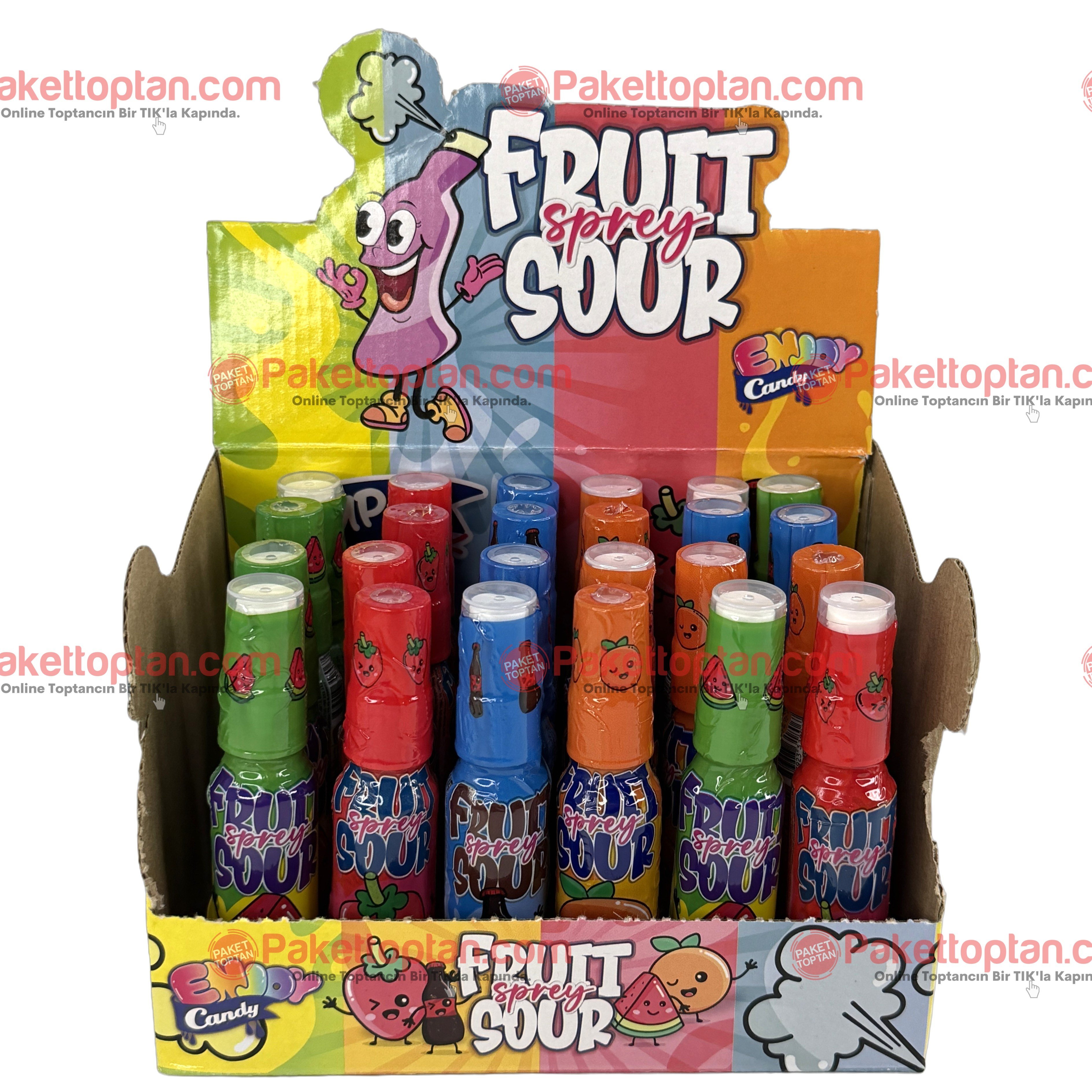 Enjoy Candy Ekşi Şekerli Sprey 25 Gr x24 lü Paket