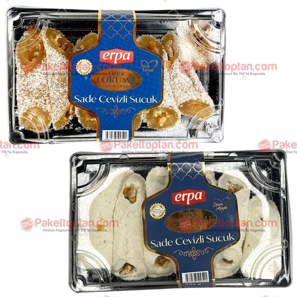 Erpa Lokum 400 Gr Sade Cevizli Lokum