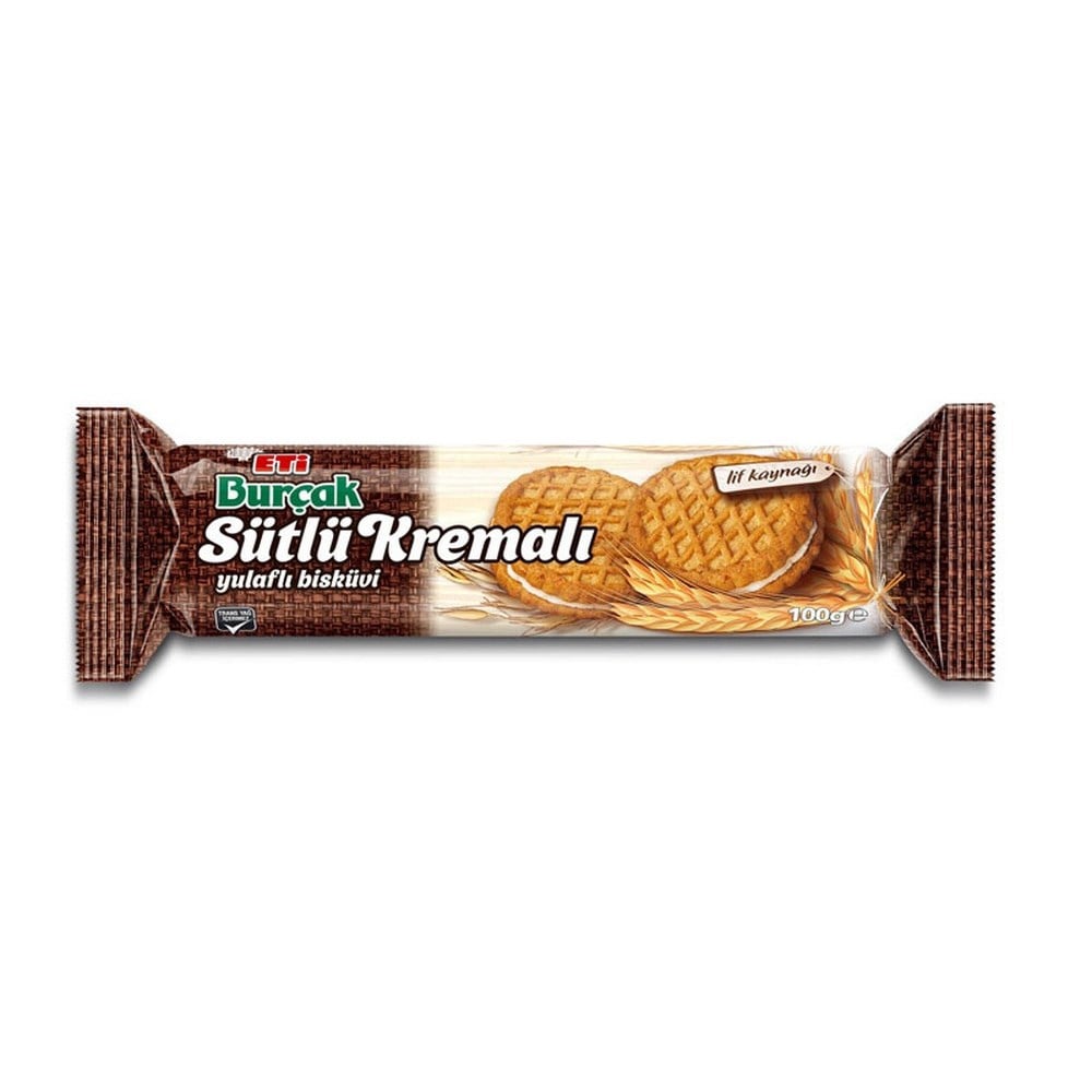 Eti Burçak Sütlü Kremalı 100 gr x12 li Koli
