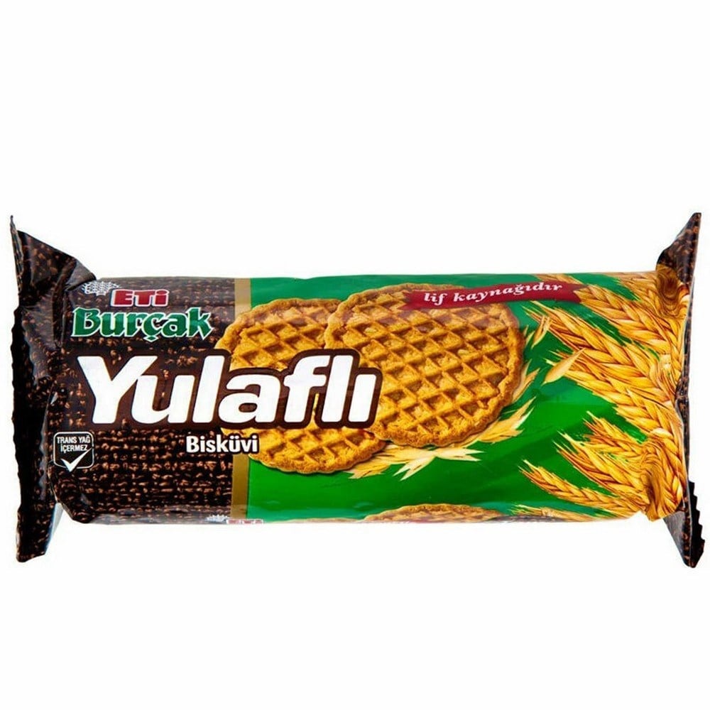 Eti Burçak Yulaflı Bisküvi 125 gr x18 li Koli