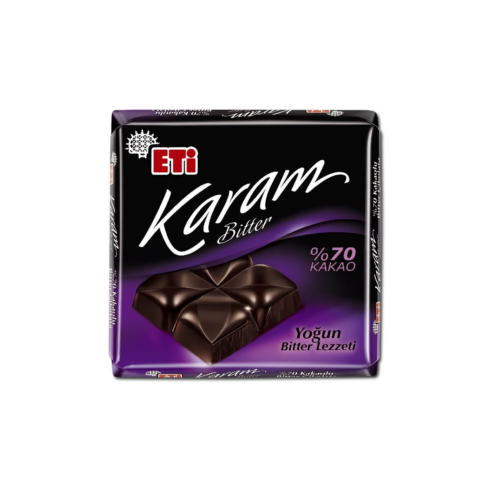Eti Çikolata Karam %70 Bitter Kare 60 Gr x6 lı Paket