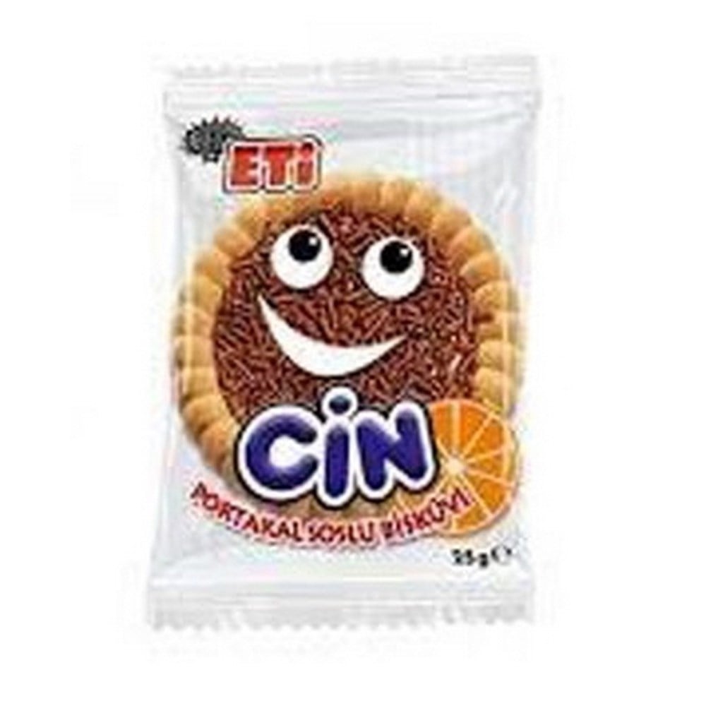 Eti Cin 25 gr Bisküvi Portakal Soslu Bisküvi x36 lı Koli