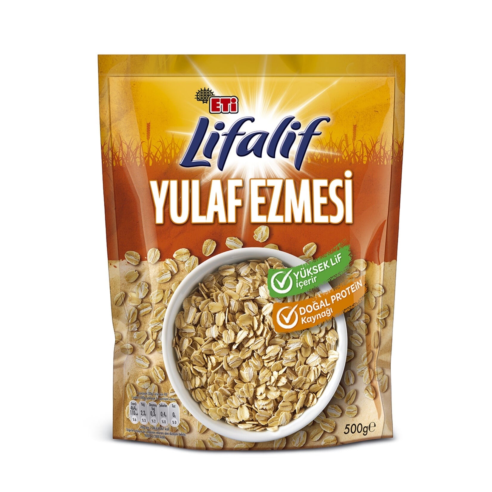 Eti Lifalif 500 Gr Yulaf Ezmesi