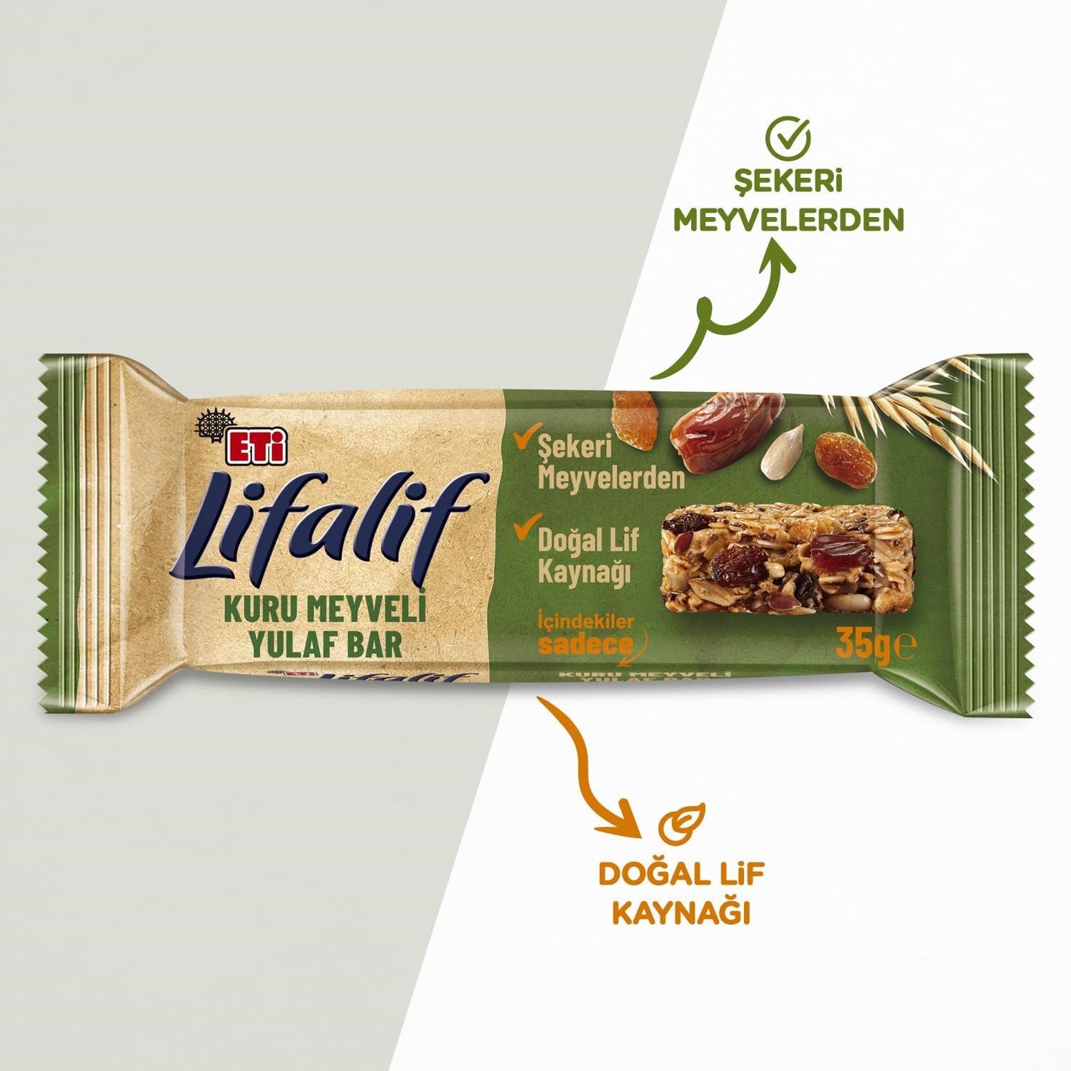 Eti Lifalif Bar 35 Gr Kuru Meyveli x16 lı Paket