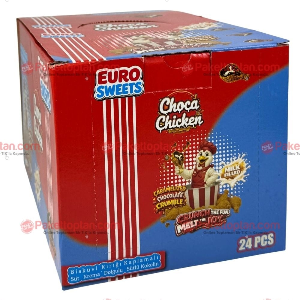 Euro Sweet Choco Chicken 45 Gr x24 lü Paket