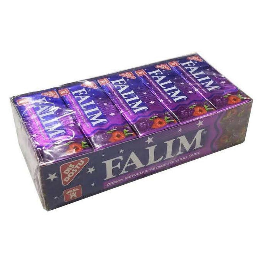 Falım 5 li Orman Meyveleri Aromalı Şekersiz Sakız x20 li Paket
