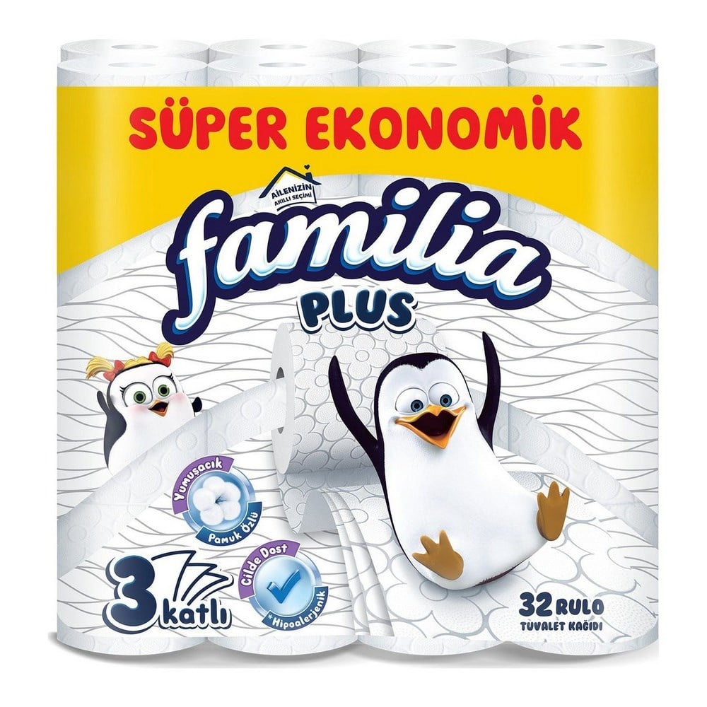 Familia Plus Tuvalet Kağıdı 32 li x3 lü Koli