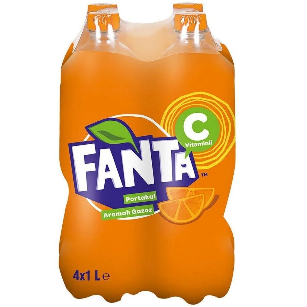 Fanta 1 lt 4 lü Paket