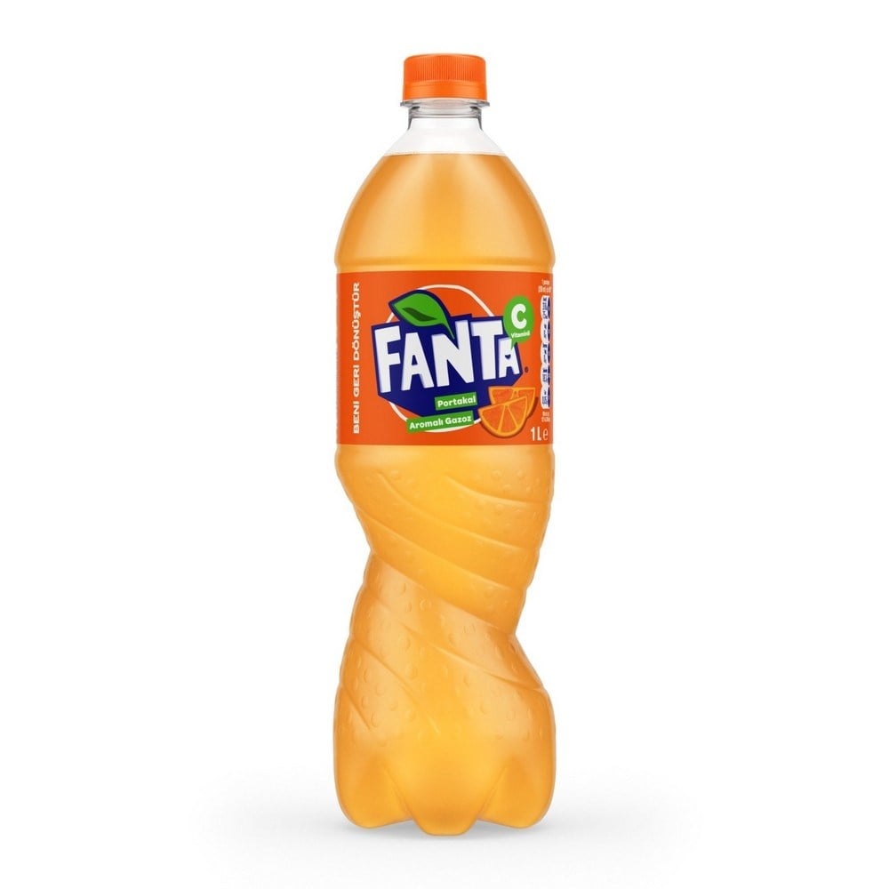 Fanta Portakal Aromalı Gazoz 1 lt x12 li Koli