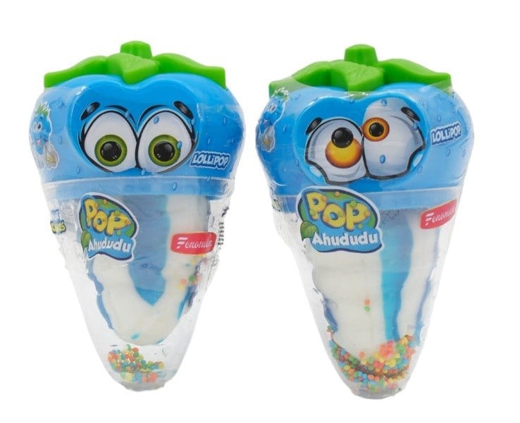 Fenomen Pop Ahududu Lollipop ve Mini Candies 27 Gr x12 li Paket