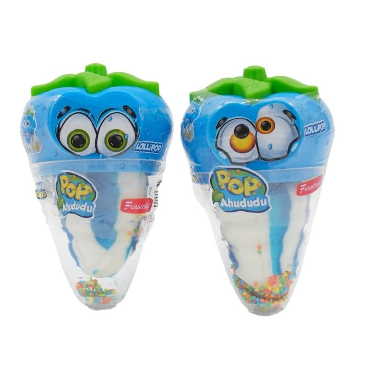 Fenomen Pop Ahududu Lollipop ve Mini Candies 27 Gr x12 li Paket