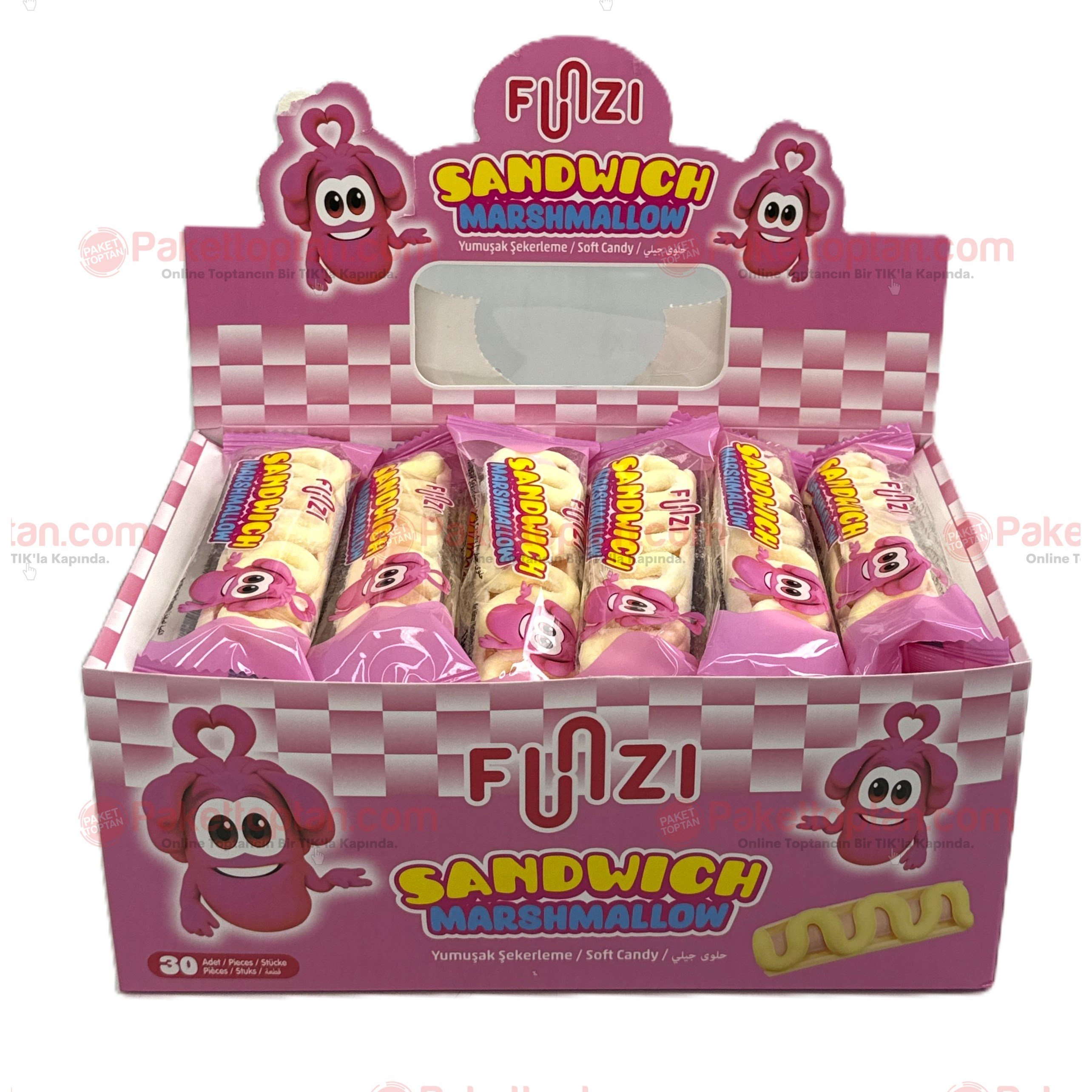 Funzi Sandwich Marshmallow 13 Gr x30 lu Paket