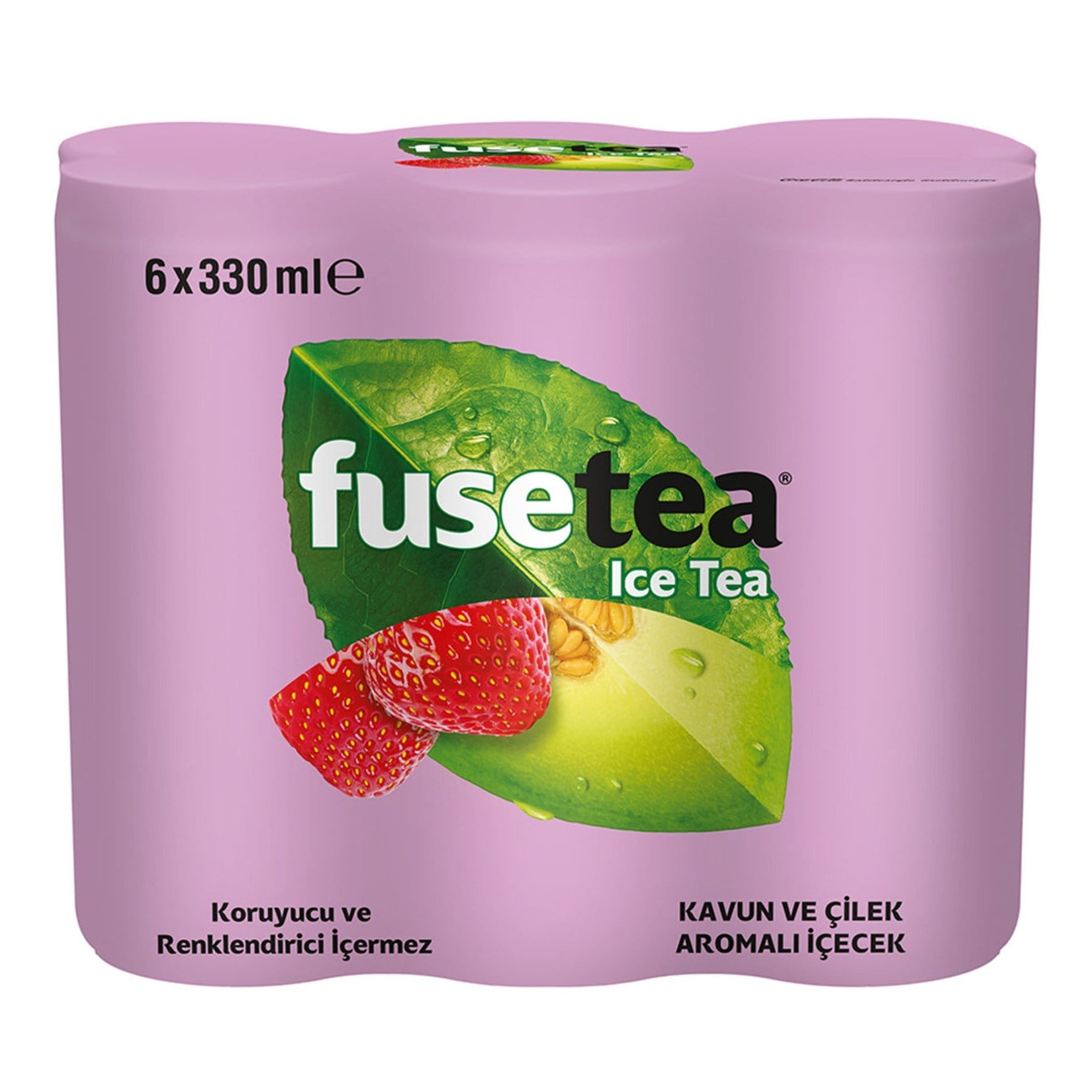 Fuse Tea 6 lı 330 Ml Kavun ve Çilek Aromalı