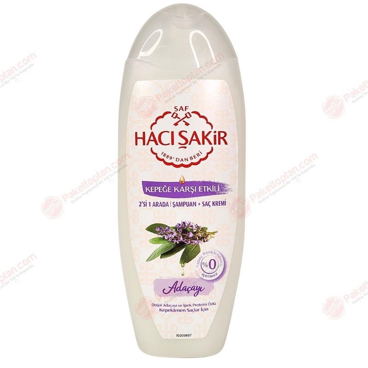 Hacı Şakir 500 Ml 2 si 1 Arada Şampuan Adaçayı