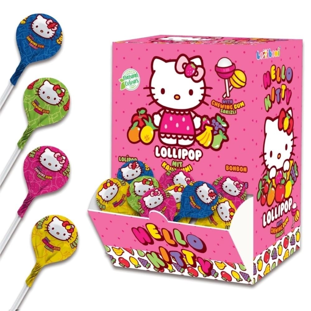 Hello Kitty Lollipop 16 Gr x100 lü Paket
