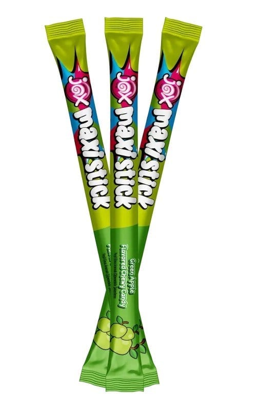 Jox Maxi Stick Yeşil Elma Aromalı 22 Gr Çiğnenebilir Şeker x24 lü Paket