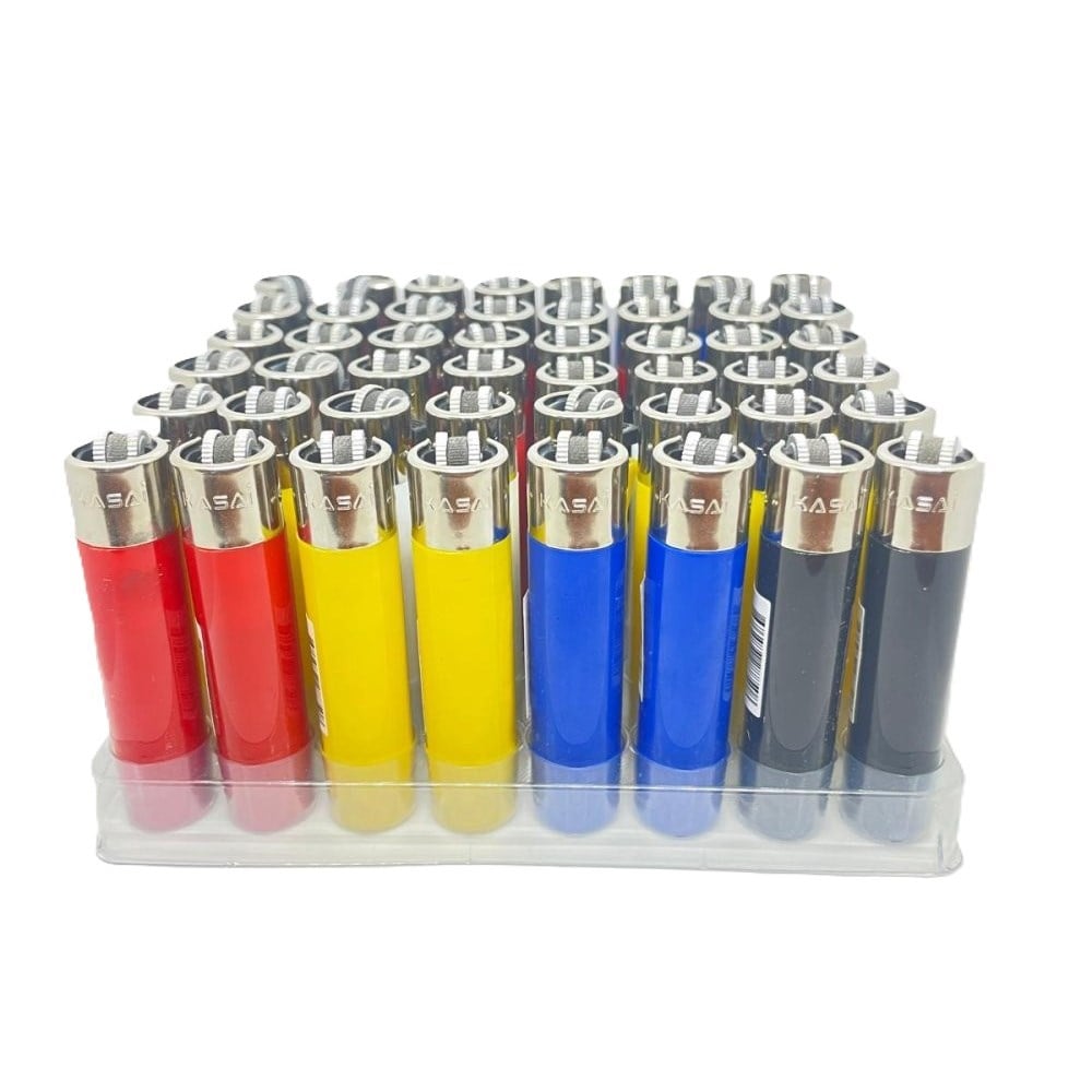 Kasai Slim Taşlı Çakmak x48 li Paket