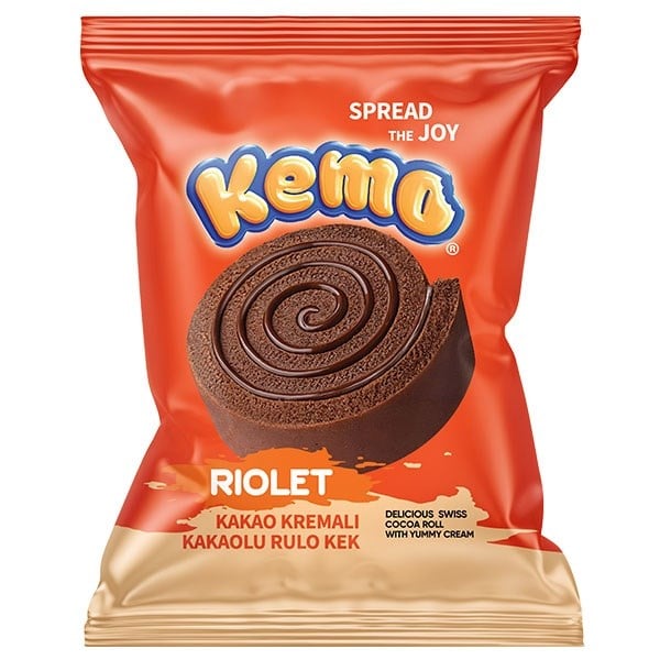 Kemo Rulo Kek Kakao Kremalı 40 Gr x24 lü Paket