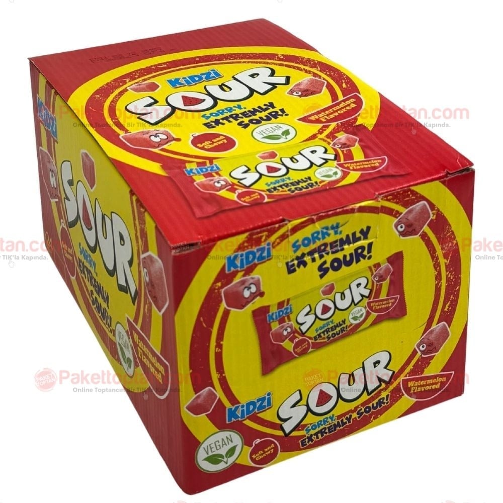 Kidzi Ekşi Yumuşak Şeker 20 Gr Karpuz x24 lü Paket