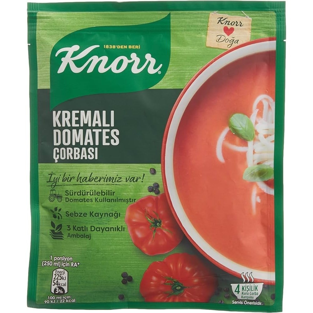 Knorr Çorba Kremalı Domates x12 li Paket