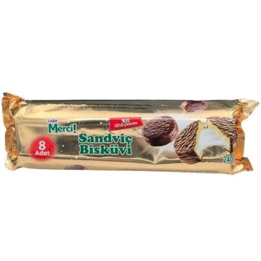 Lark Merci 8 li 240 gr Sandviç Bisküvi x15 li Koli