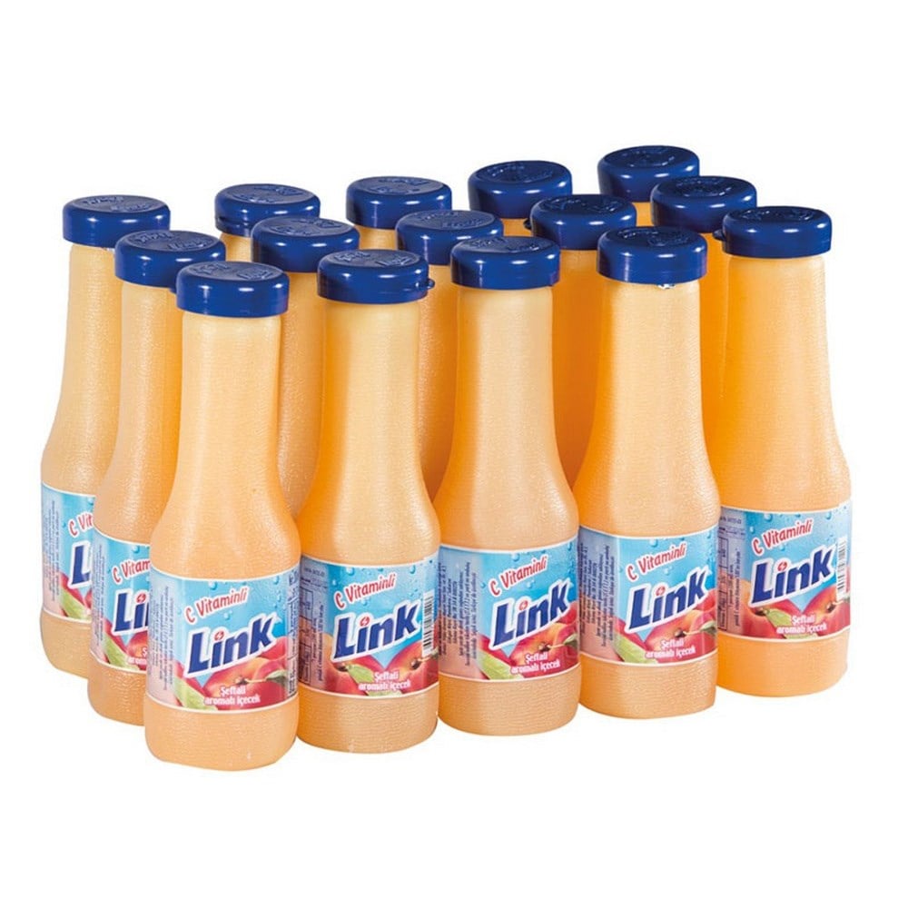 Link 200 Ml Şeftali Aromalı İçecek x15 li Koli