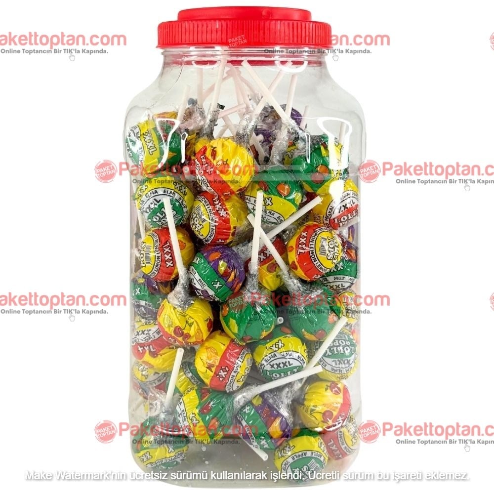 Lollypops 30 Gr Saplı Şeker 80 li