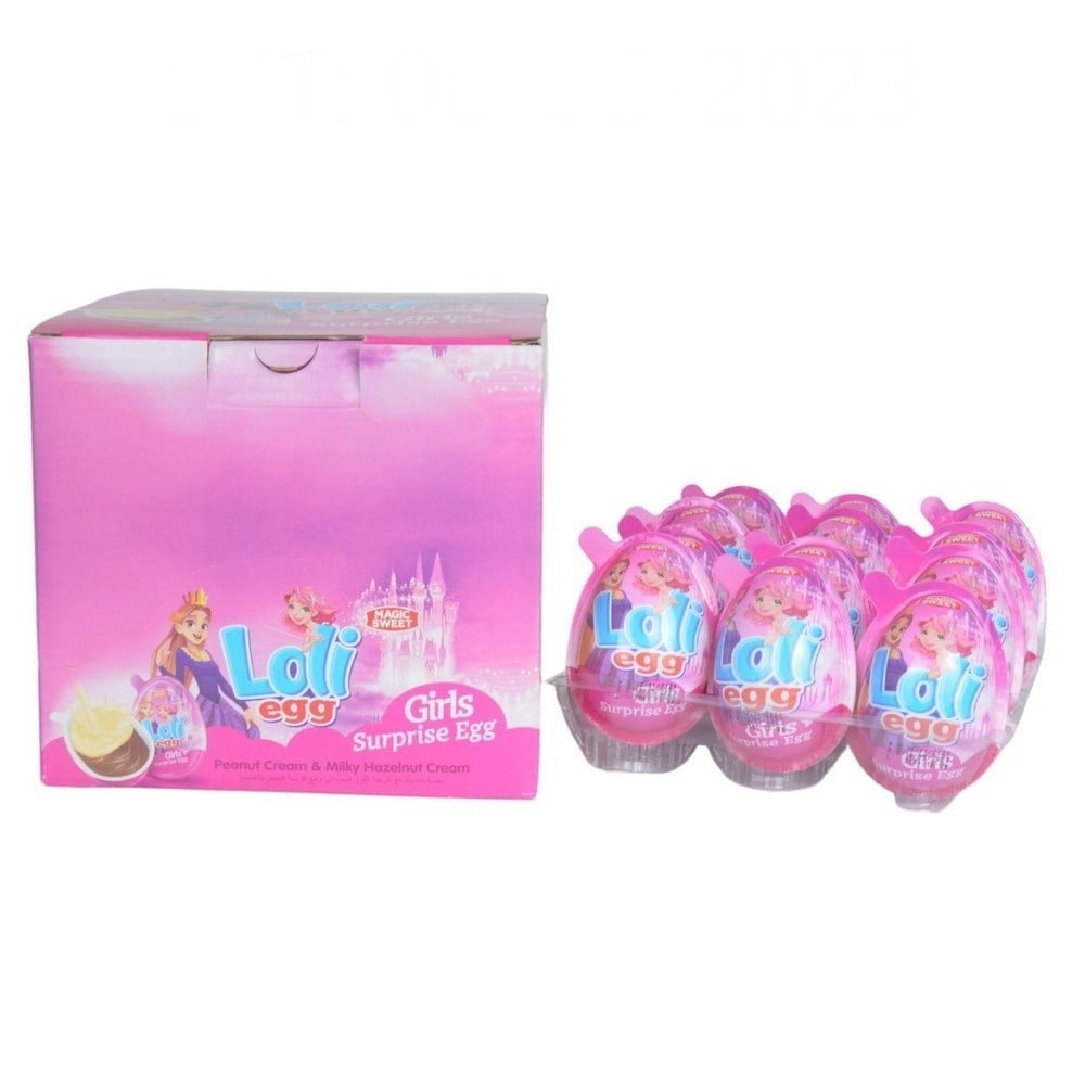 Magic Sweet Loli Egg Pembe Sürpriz Yumurta 10 gr x24 lü Paket