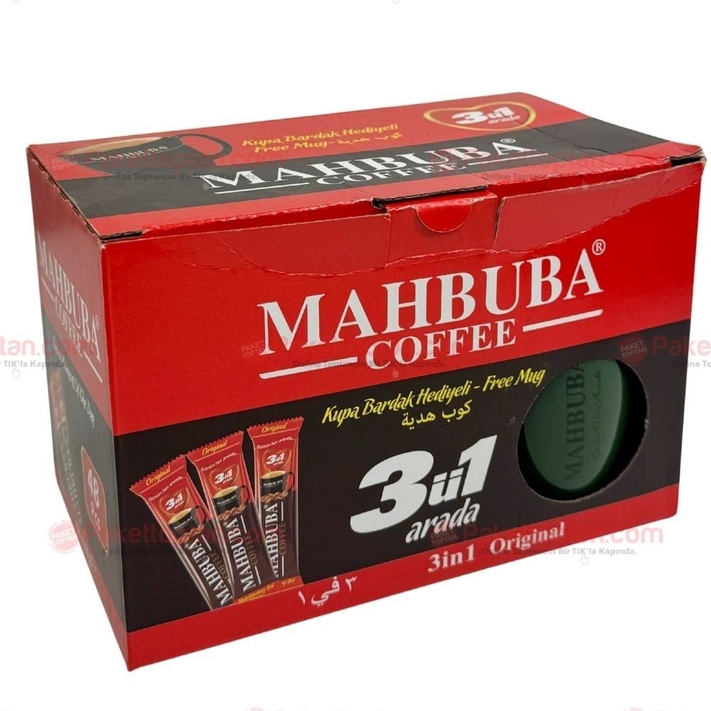 Mahbuba 3 in 1 Kahve 18 Gr 48 li Bardak Hediyeli