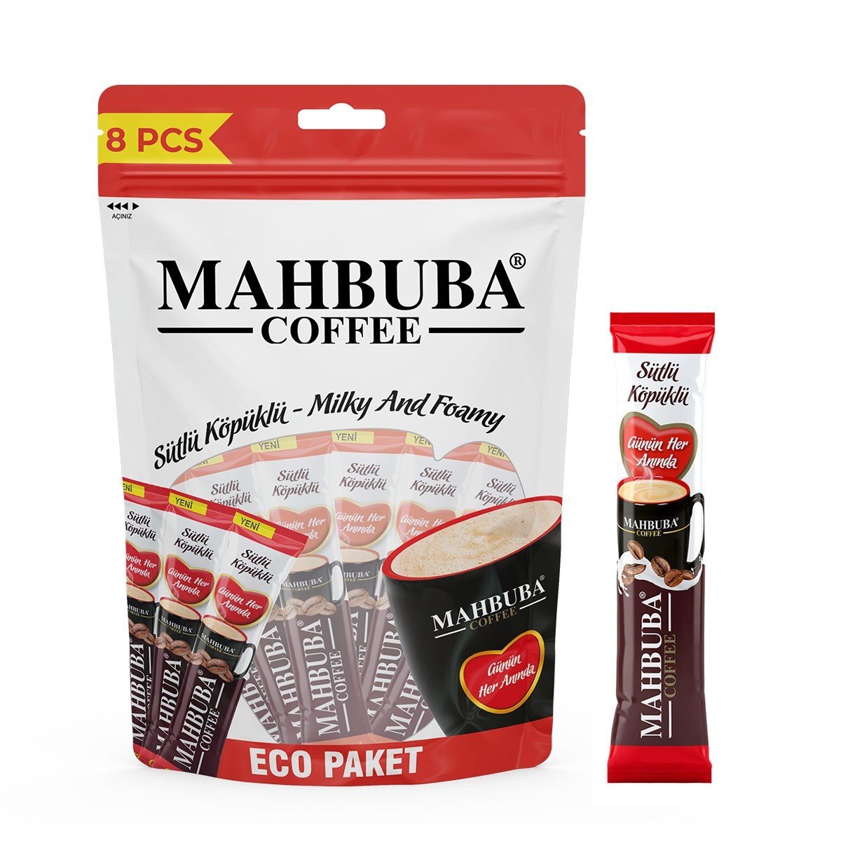 Mahbuba 8 li Poşet 3 ü 1 Arada 144 Gr