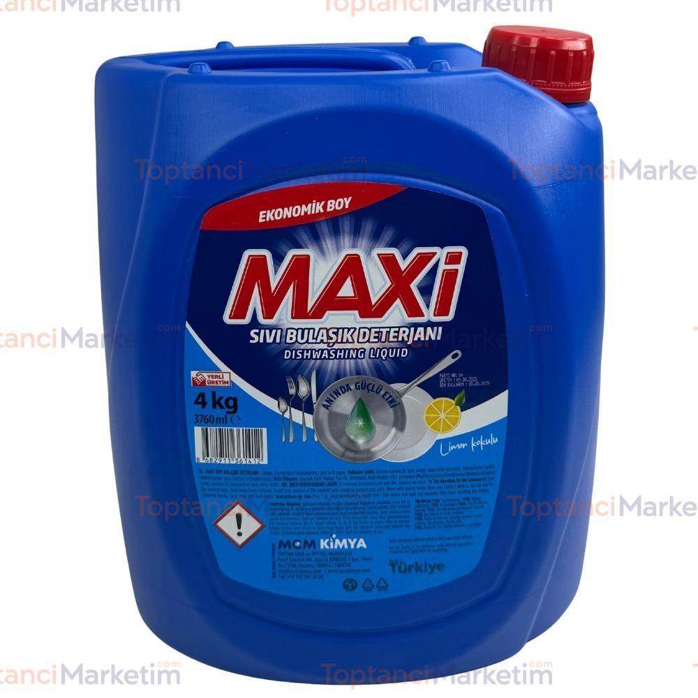Maxi Bulaşık Deterjanı 4 Kg Limon Kokulu