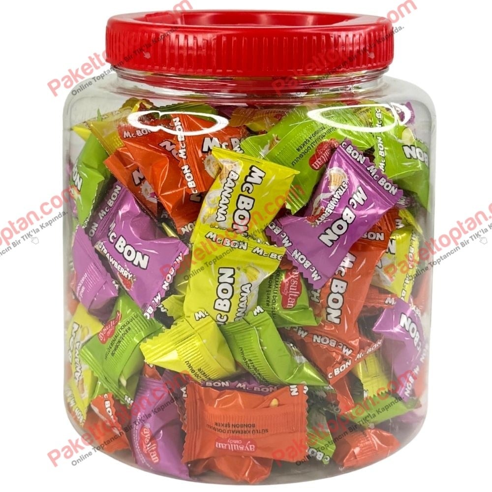 Mcbon Fruit and Milk Bonbon Şeker 800 Gr