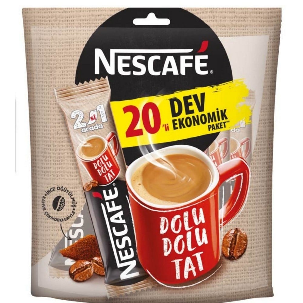 Nescafe 20 li Poşet 2 si 1 Arada 10 Gr