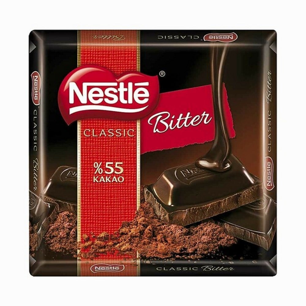 Nestle Sütlü Çikolata Bitter %55 Kare 60 gr x6 lı Paket