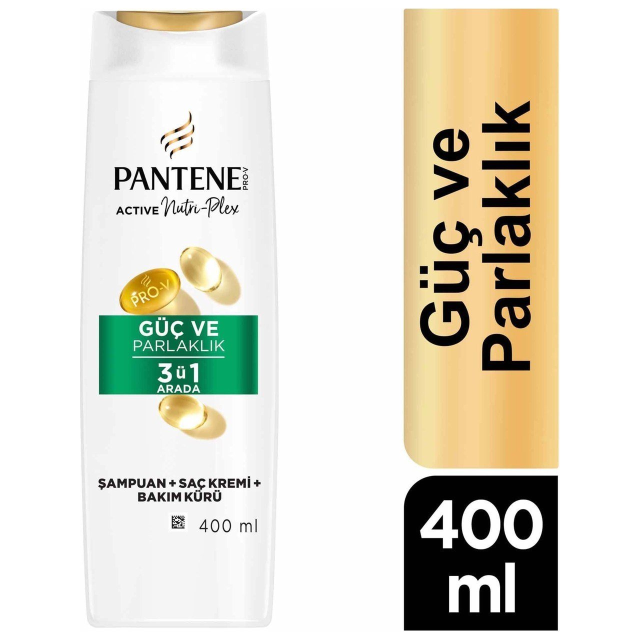 Pantene 400 Ml 3 in 1 Şampuan Güç ve Parlaklık