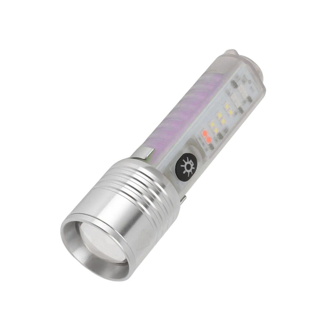 Panther PT-8440 USB Şarjlı El Feneri Lazer Led