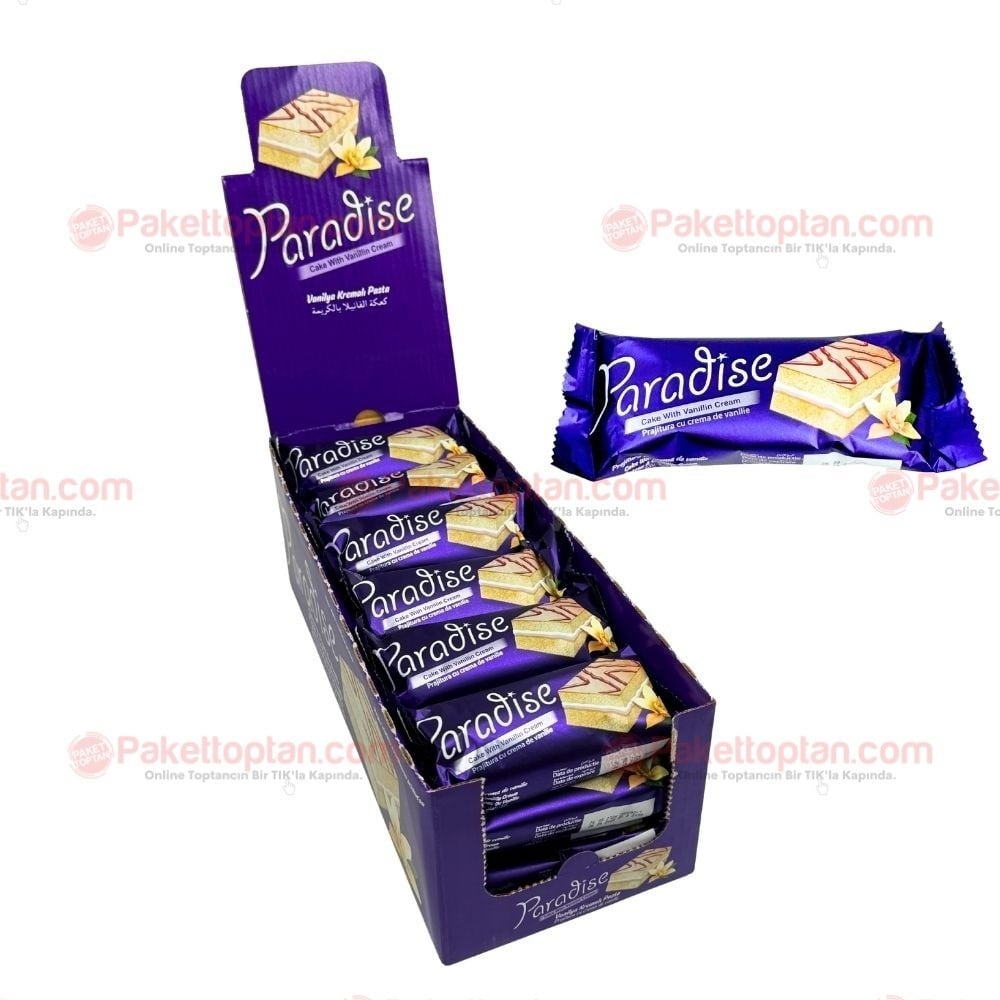Paradise Vanilya Kremalı Kek 22 Gr x24 lü Paket