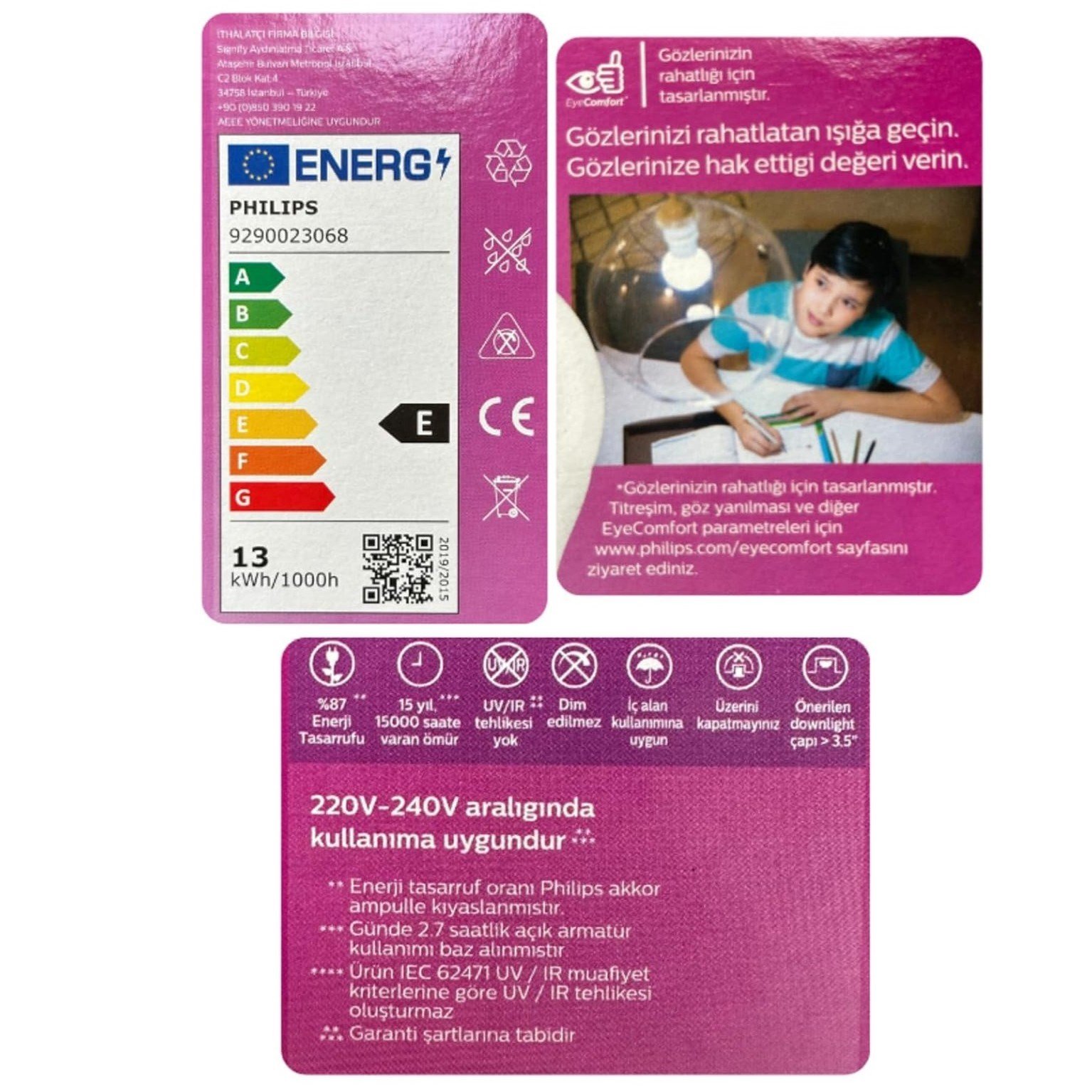 Philips MyCare 13 Watt Sarı Led Ampul