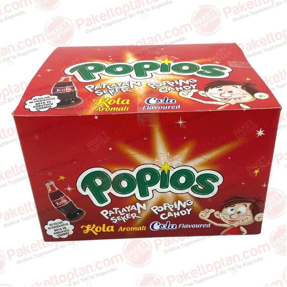 Popios Patlayan Şeker Kola 4 gr x40 lı Paket