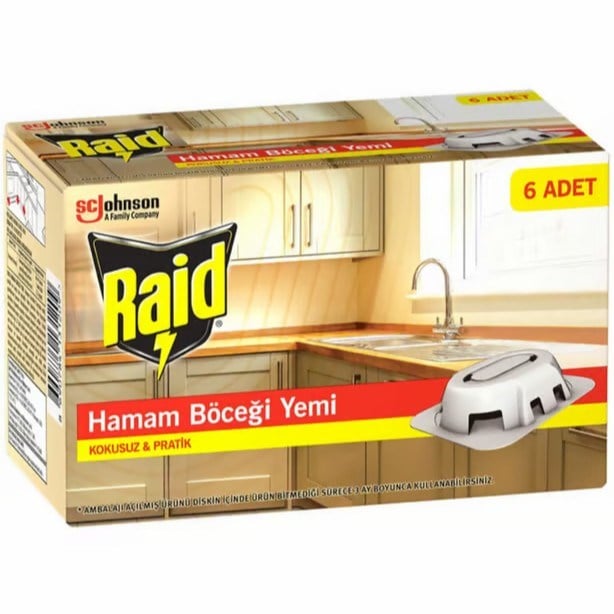 Raid Hamam Böceği Yemi 6 lı
