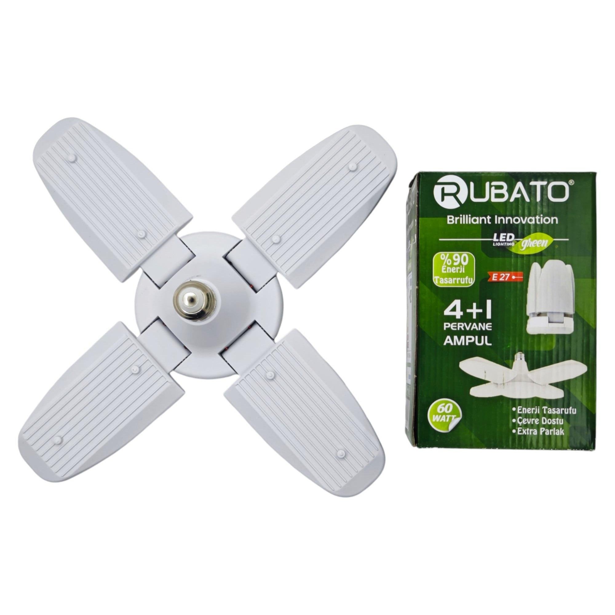 Rubato Pervaneli Led Ampul 4+1 60 Watt - E27 Duy
