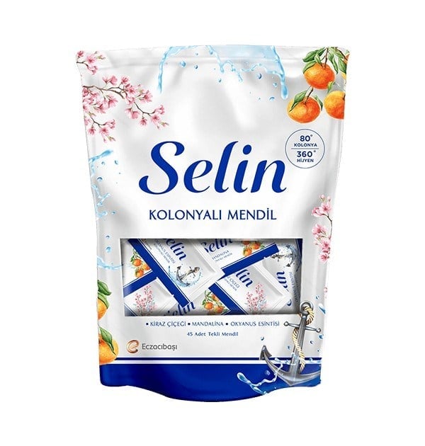 Selin İkramlık Islak Mendil 45 li Paket Karma Çeşit